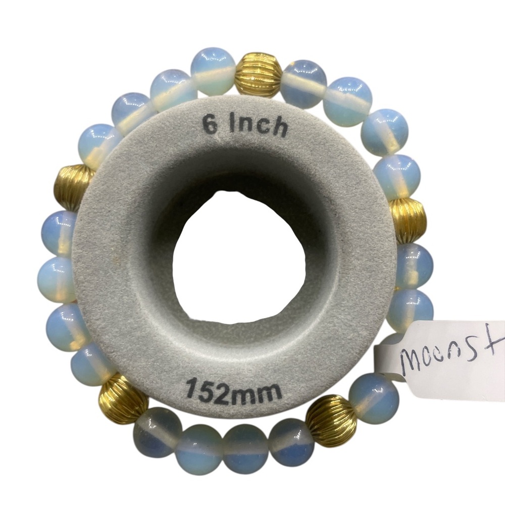 Moonstone gemstone bracelet - Picture 6 of 7